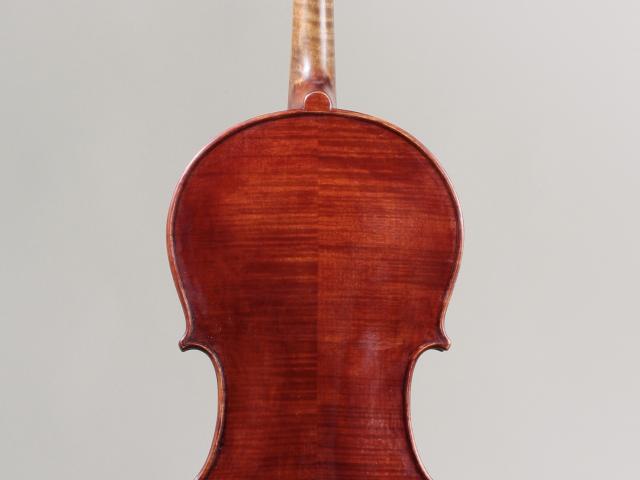 Taille de violon construit par Giovanna Chitto et Antoine Laulhère pour le CMBV - vue de dos